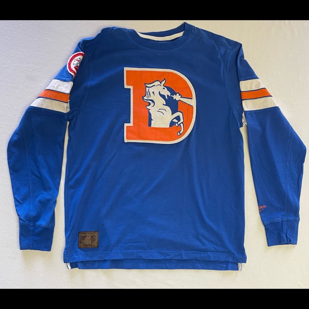 Classic Denver Broncos Long Sleeved Shirt